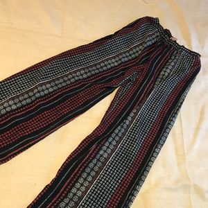 Printed palazzo pants